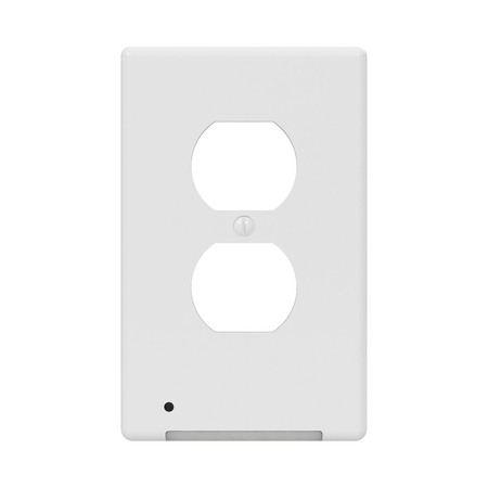 WESTEK Wallplate Nl Plst Wht 1D LCR-CCDO-W